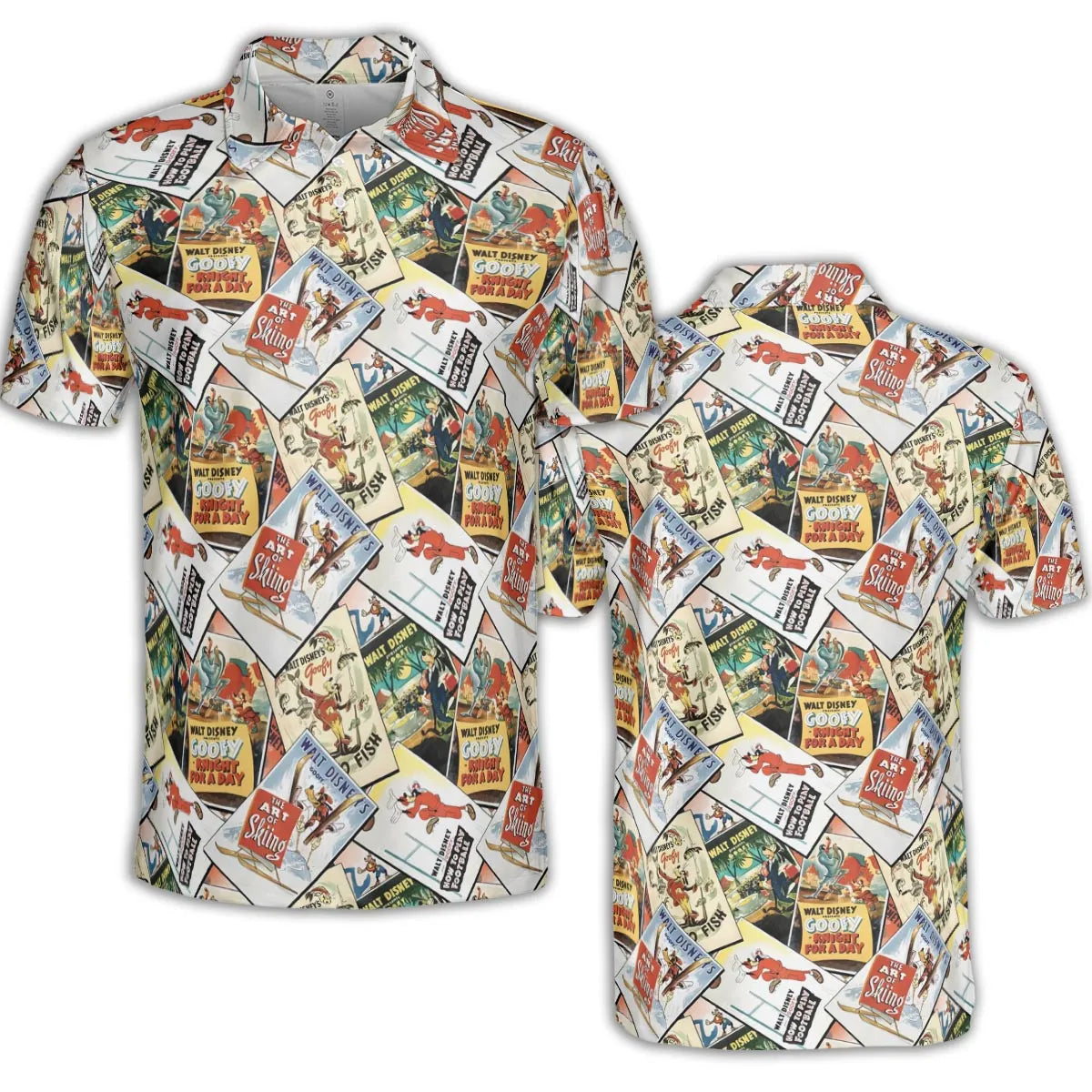 Goofy Vintage Posters AOP Men/Women Polo Shirt