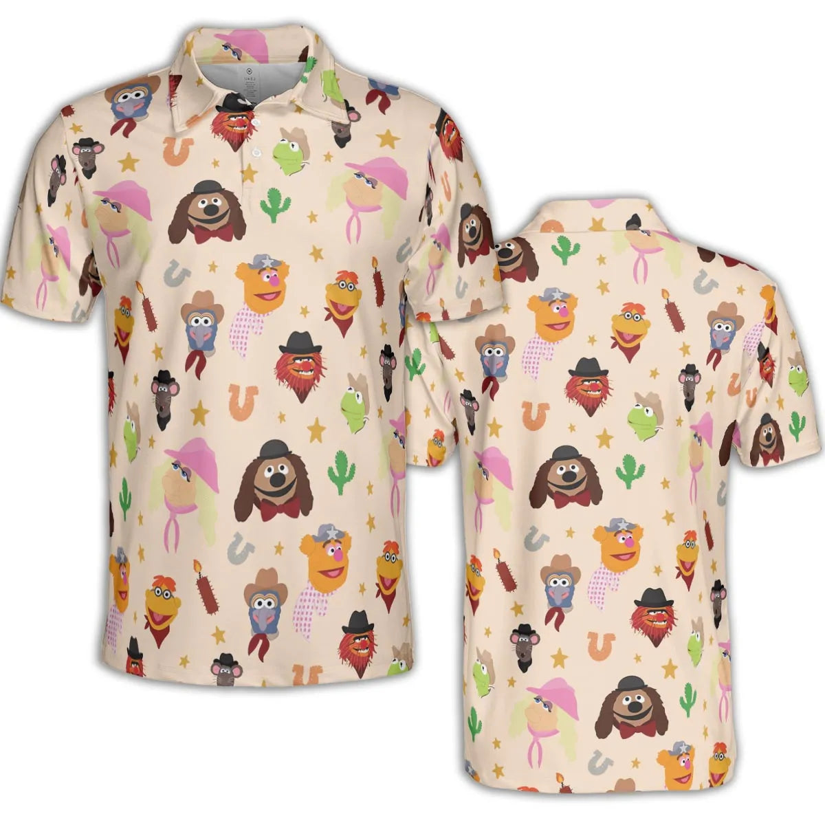 Western Life The Muppet Show AOP Men/Women Polo Shirt