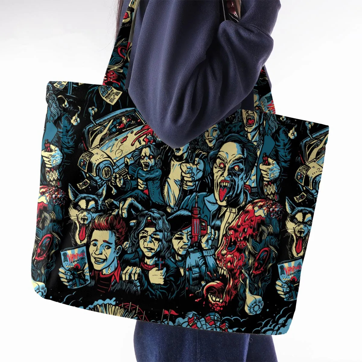 The Lost Boys Eighties Vampire Horror Large Tote Bag