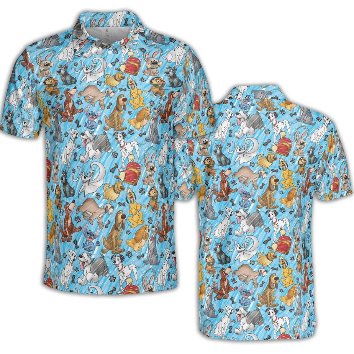 Animation Dogs AOP Men/Women Polo Shirt