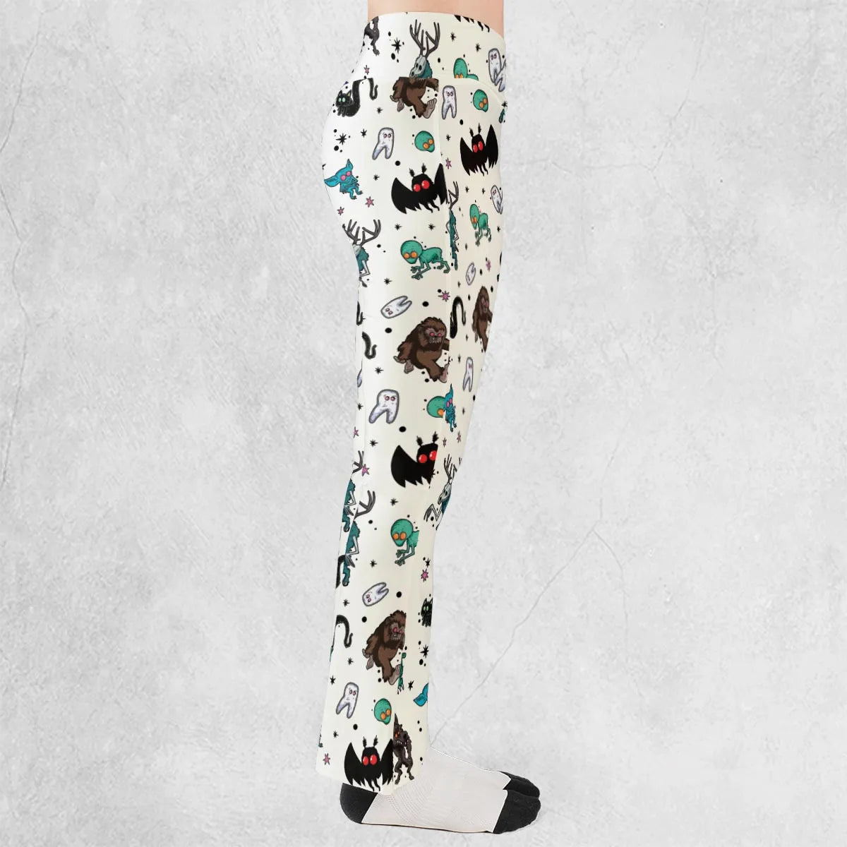 Cryptids of the Americas Cryptozoology Cryptids Monster Flare Leggings