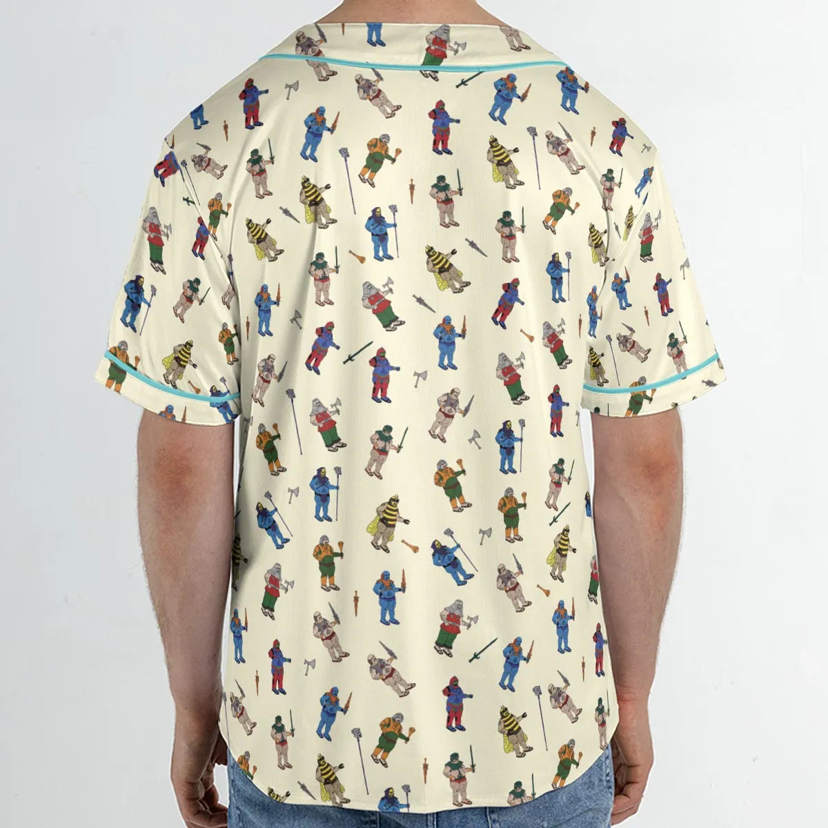 Carl In Masters Of The Universe Pattern Unisex Baseball Jersey