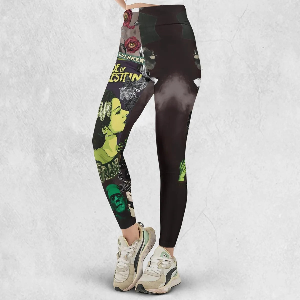 Vintage Bride Of Frankenstein Legging