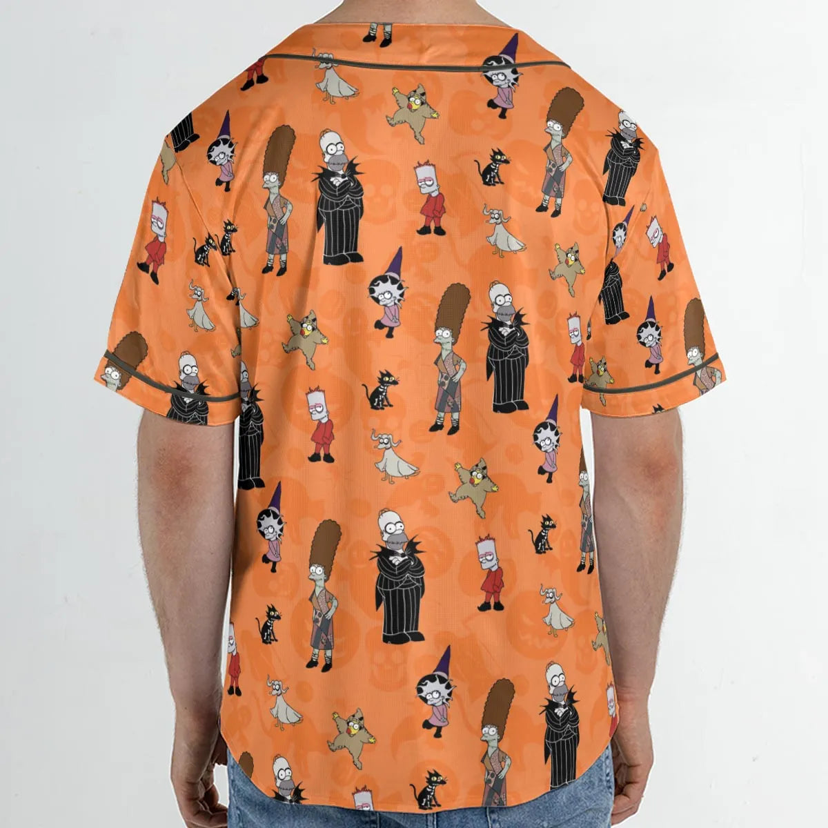 The Simpsons Halloween Unisex Baseball Jersey