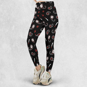 Jason Voorhees Friday The 13th Pattern Legging
