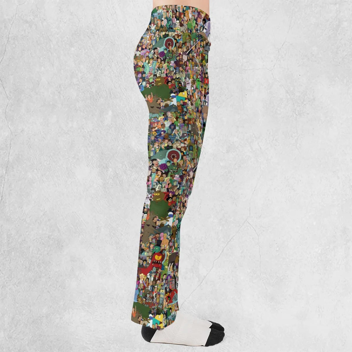 Futurama Characters Flare Leggings