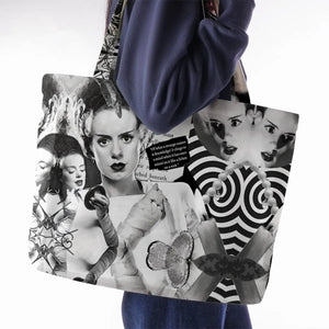 Bride Of Frankenstein Large Tote Bag