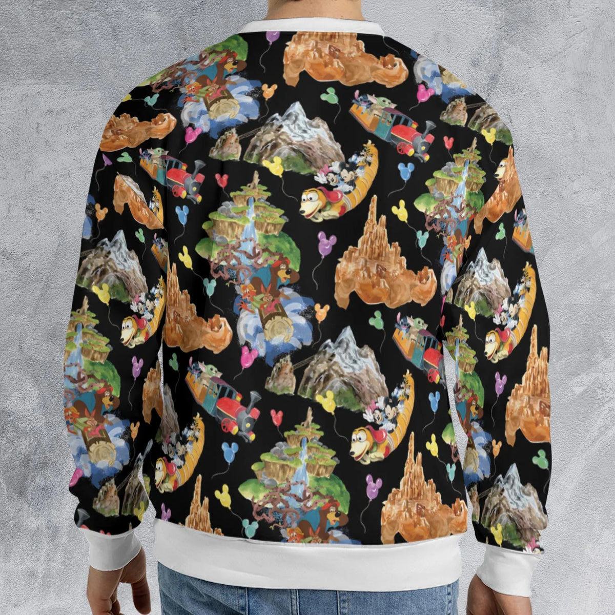 Mountain Magic Kingdom Parks All-over Print Sweatshirt