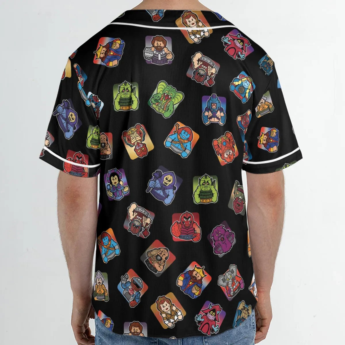 Retro Hero Masters of the Universe Unisex Baseball Jersey