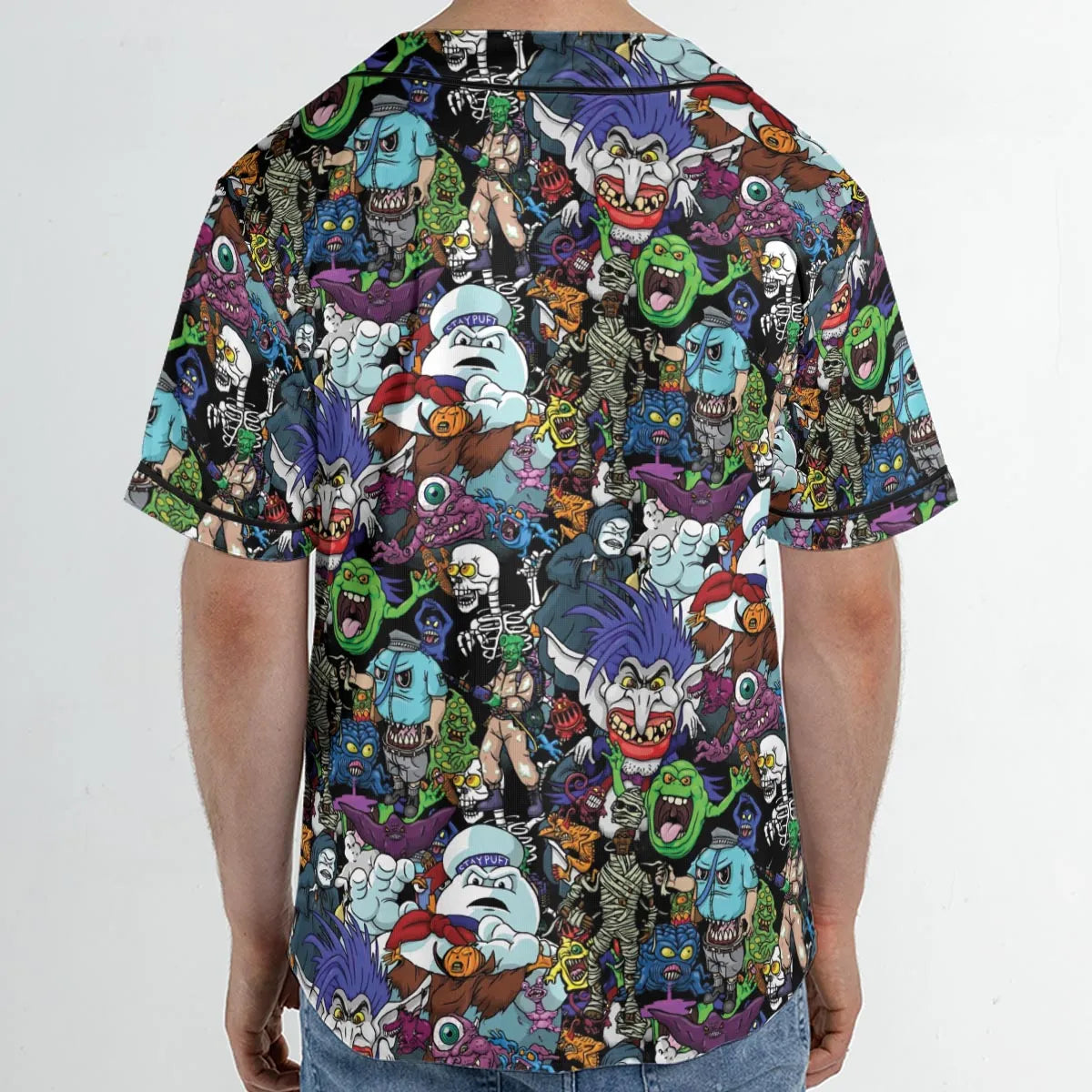 I Ain't Afraid Of No Ghosts Unisex Baseball Jersey