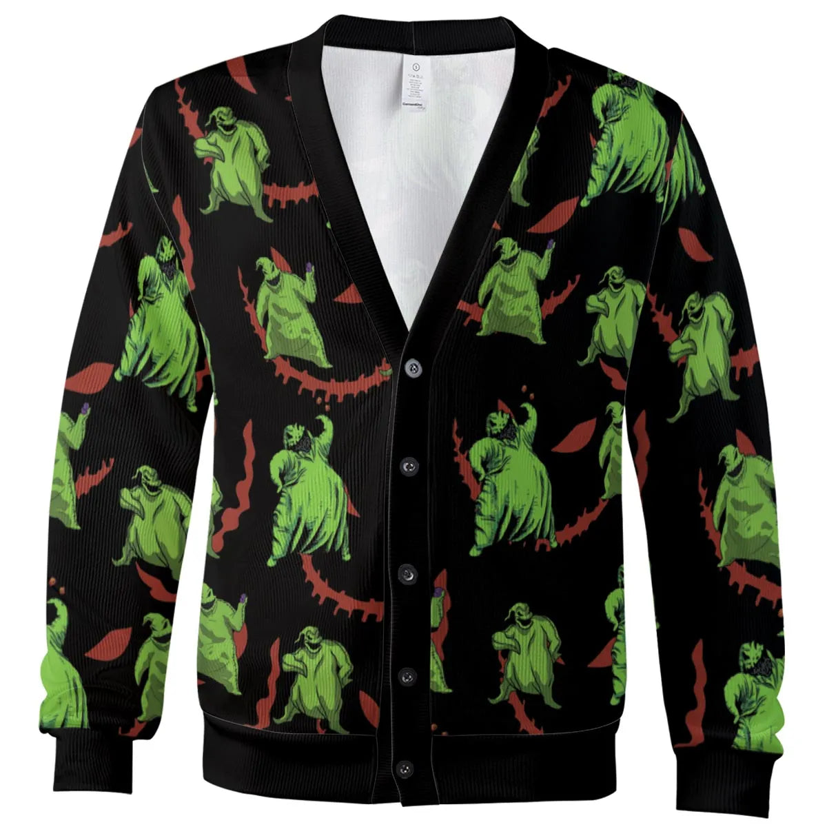 Oogie Boogie Pattern Cardigan
