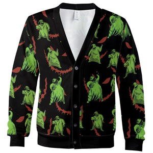 Oogie Boogie Pattern Cardigan