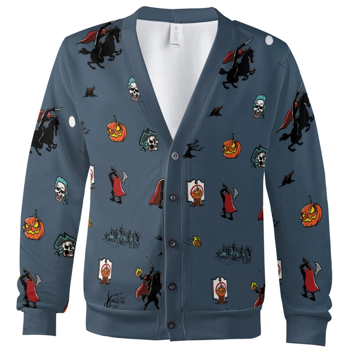 Headless Horseman Ichabod and Mr. Toad Cardigan
