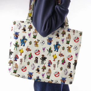 Behind The Face Large Tote Bag