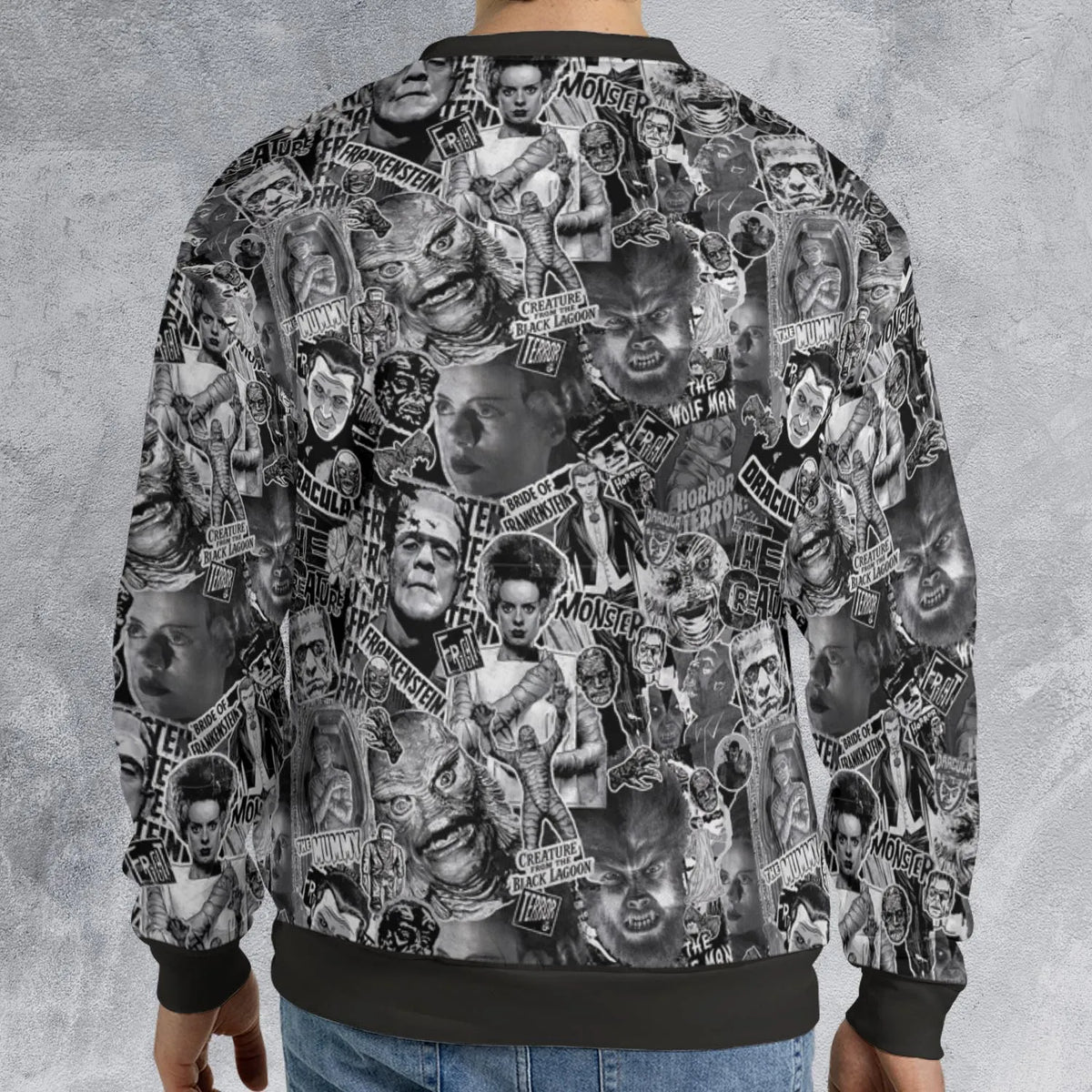 The Monsters Universal Classic Monsters All-over Print Sweatshirt