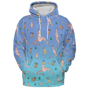Who You Callin' One-eyed Shrimp Sea-Monkeys All-over Print Hoodie