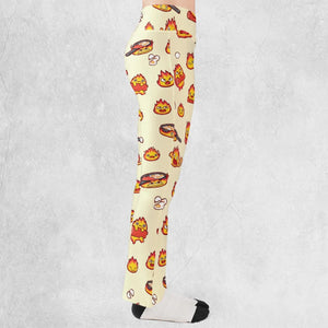 Calcifer Howl’s Moving Castle Flare Leggings