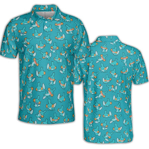 Cute Mudkips Pokemon AOP Men/Women Polo Shirt