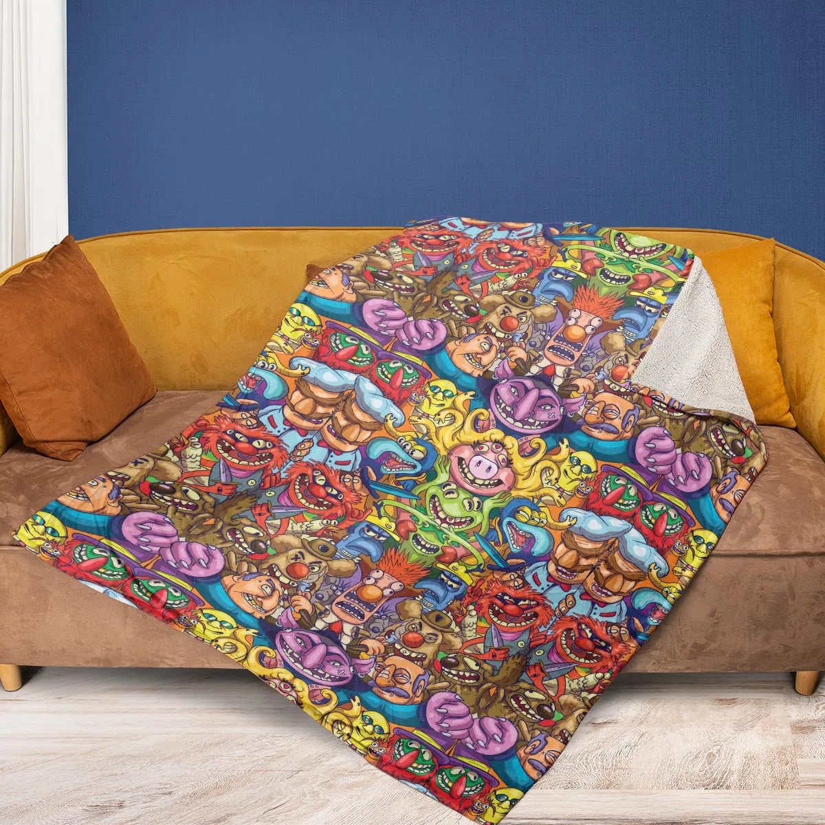 Monster Muppets The Muppets Characters Fleece Blanket