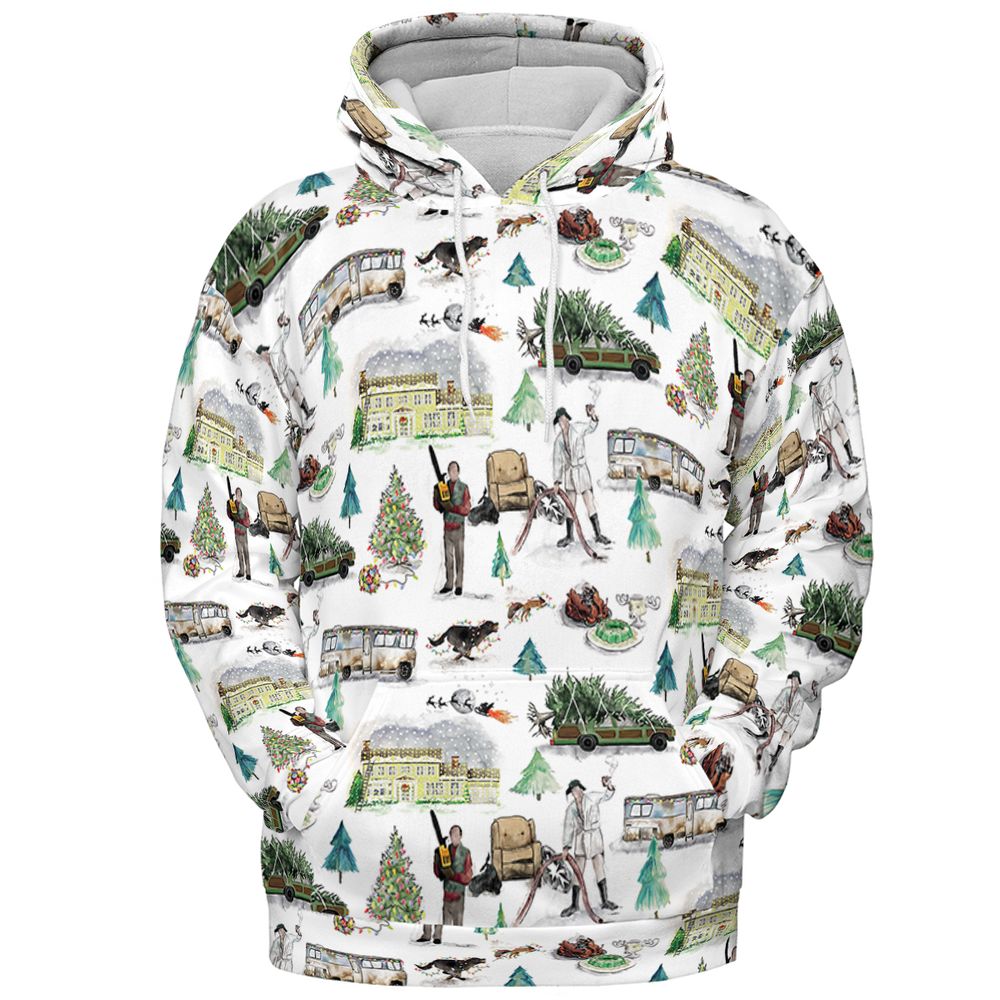 All-over Print Hoodie - EZUAMW9S -  - 2