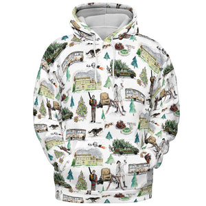 All-over Print Hoodie - EZUAMW9S -  - 2