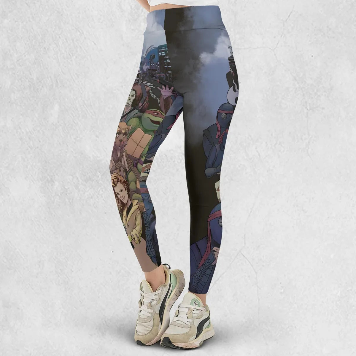 Turtles vs Ninja Teenage Mutant Ninja Turtles Legging