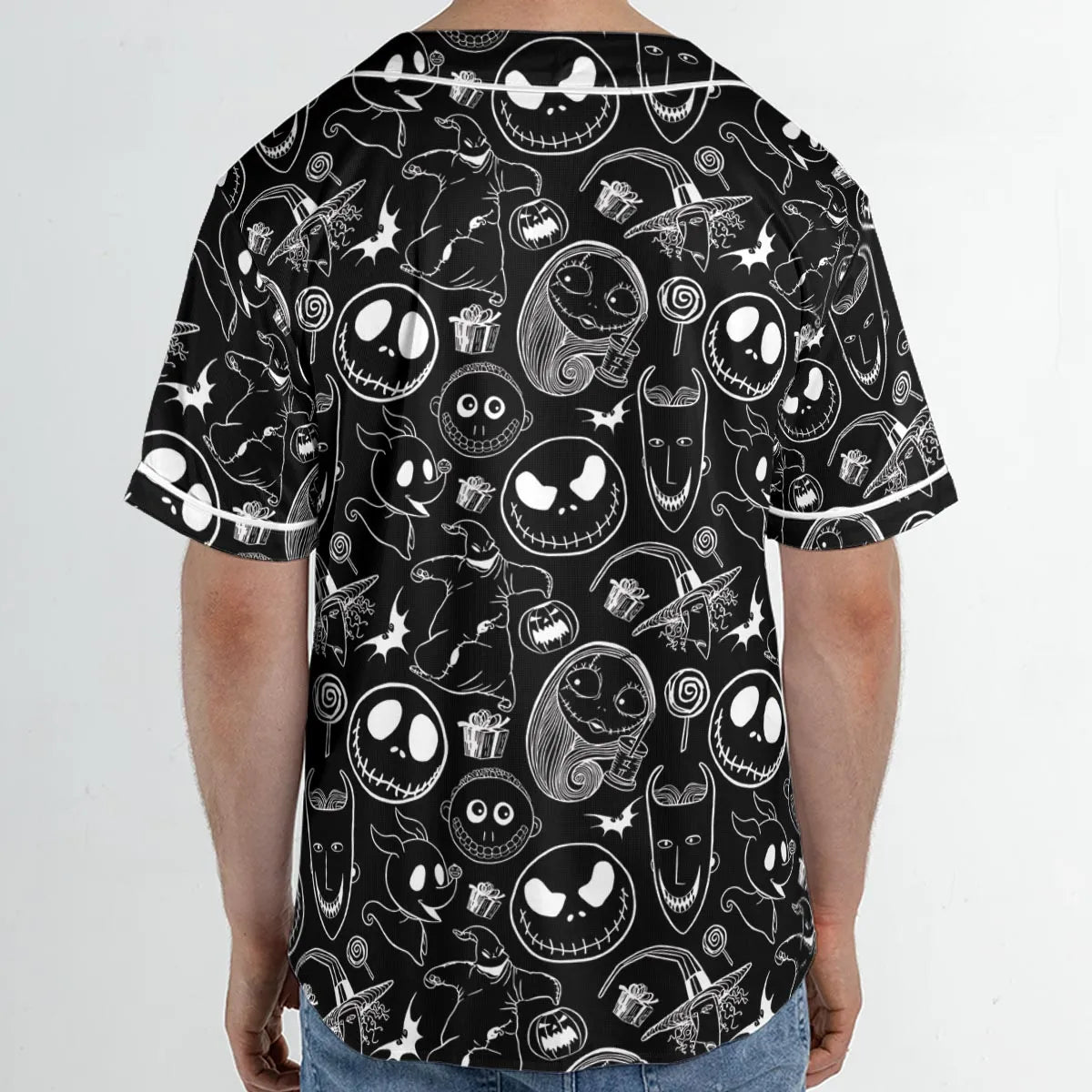 Pumpkin King The Nightmare Before Christmas T Unisex Baseball Jersey