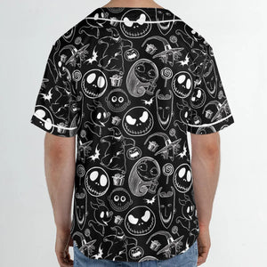Pumpkin King The Nightmare Before Christmas T Unisex Baseball Jersey