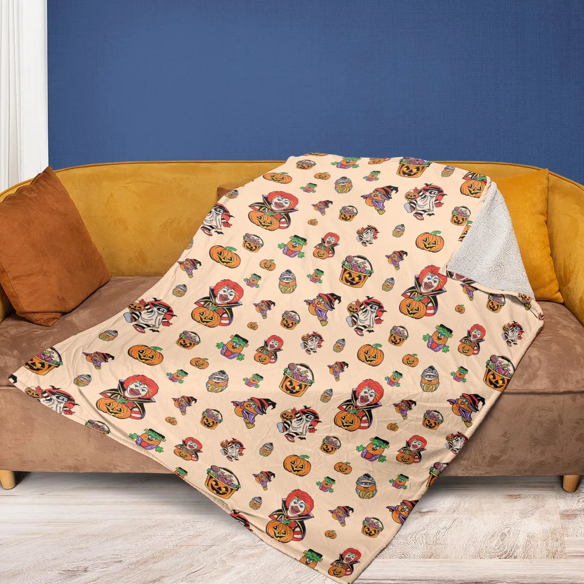 McDonaldland Halloween Fleece Blanket