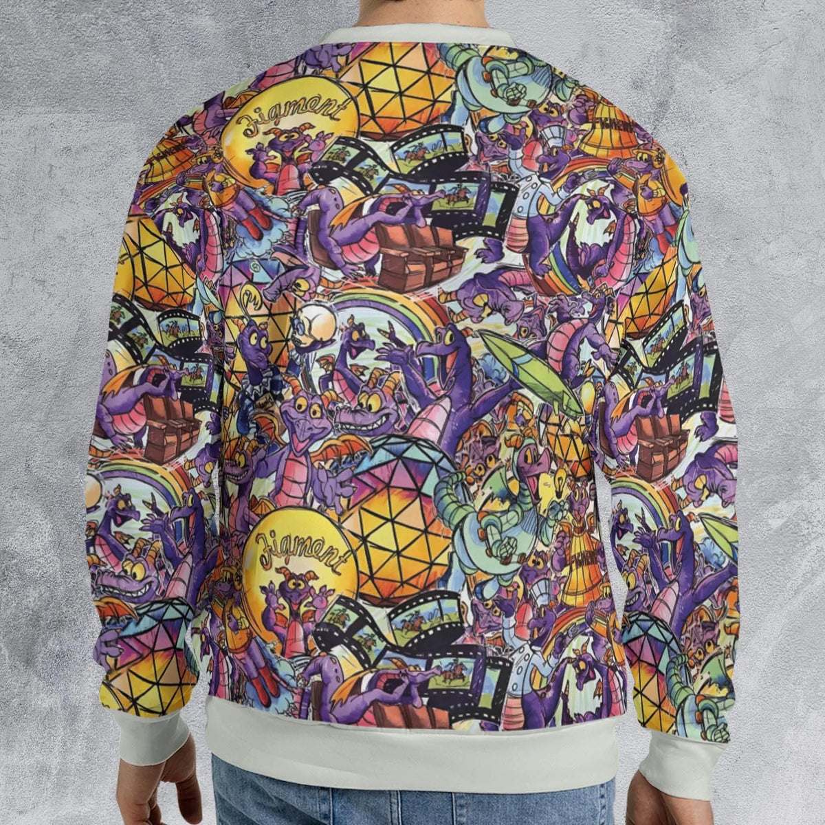 The Cute Dragon Figment All-over Print Sweatshirt