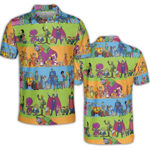 Yogi Yahooeys Scooby Doodies Really Rottens Laffalympics AOP Men/Women Polo Shirt