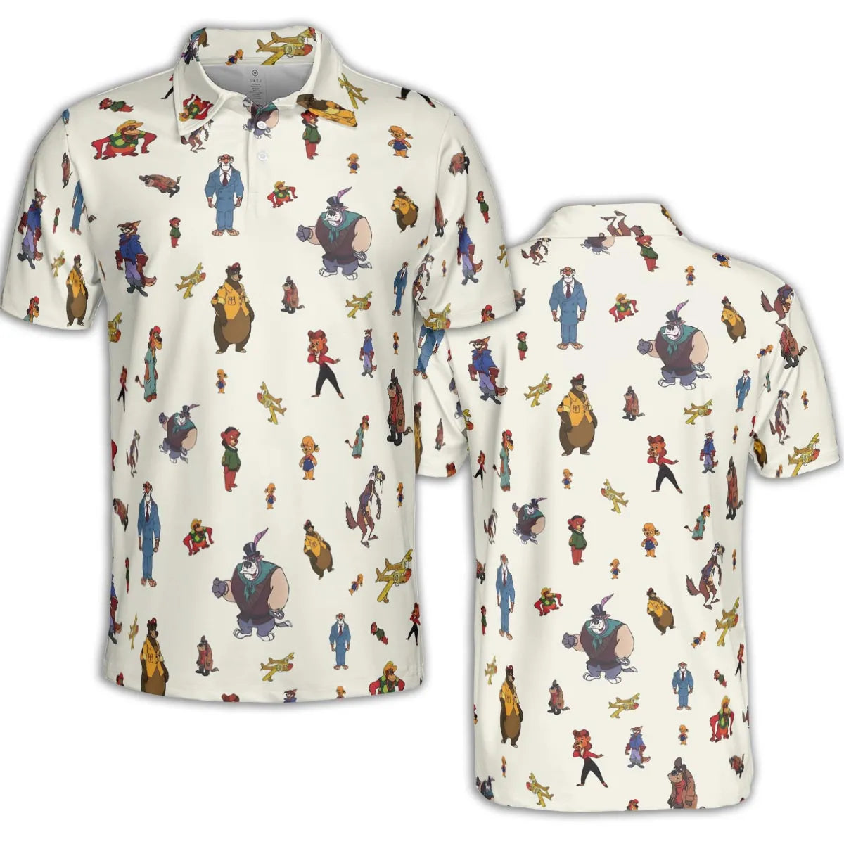 Talespin Characters AOP Men/Women Polo Shirt