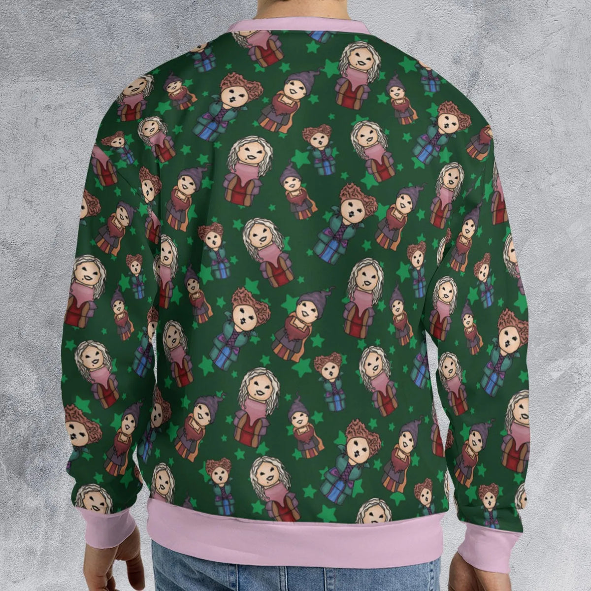 Hocus Pocus Little Witches All-over Print Sweatshirt