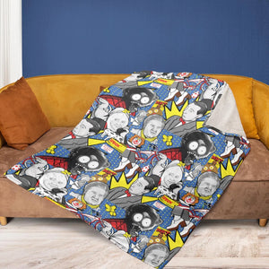Don't Leave The House Today Pee Wee's Big Adventure Fleece Blanket