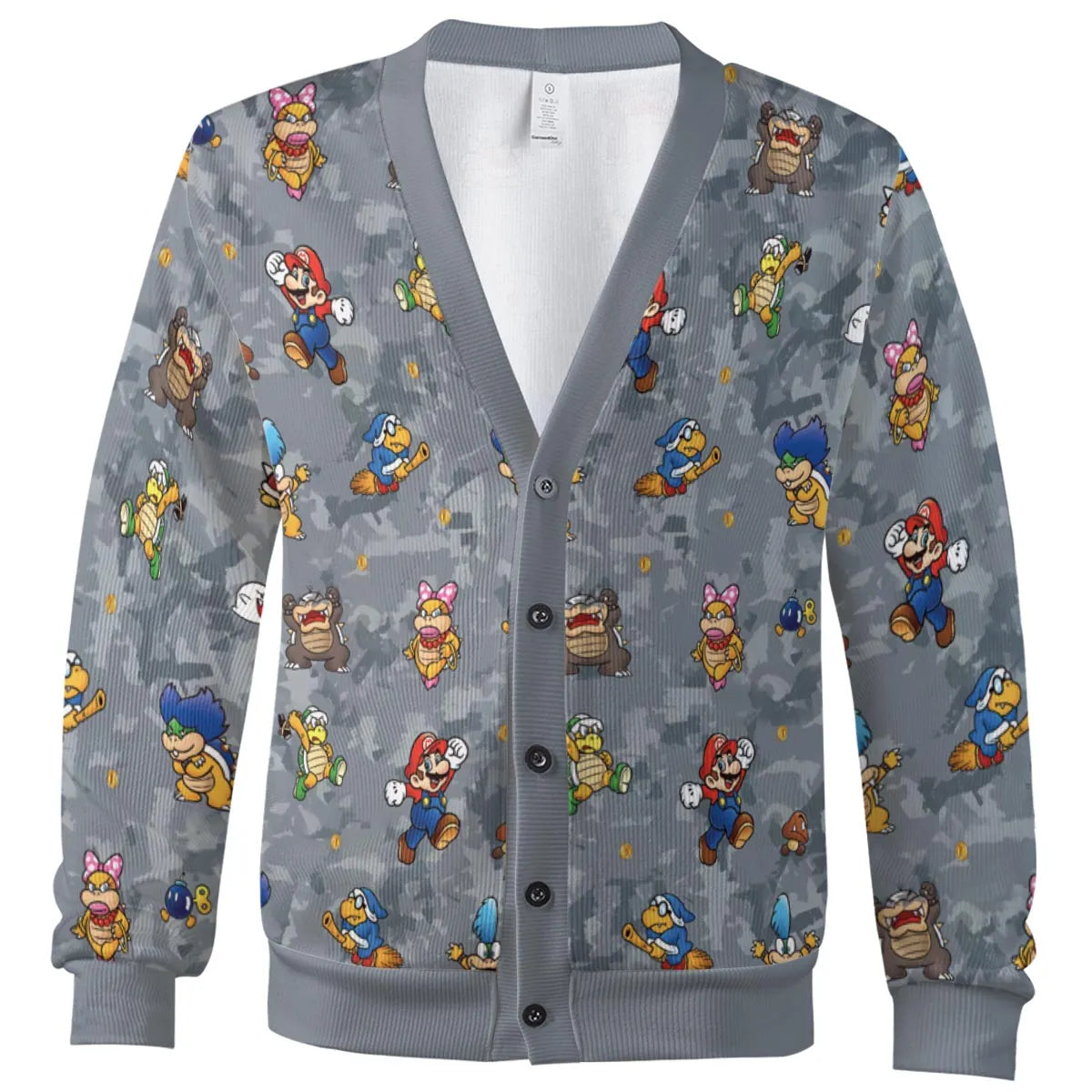 Super Mario Nintendo Video Game Cardigan