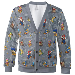 Super Mario Nintendo Video Game Cardigan