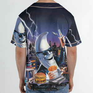 Retro Moon Mac Tonight Unisex Baseball Jersey