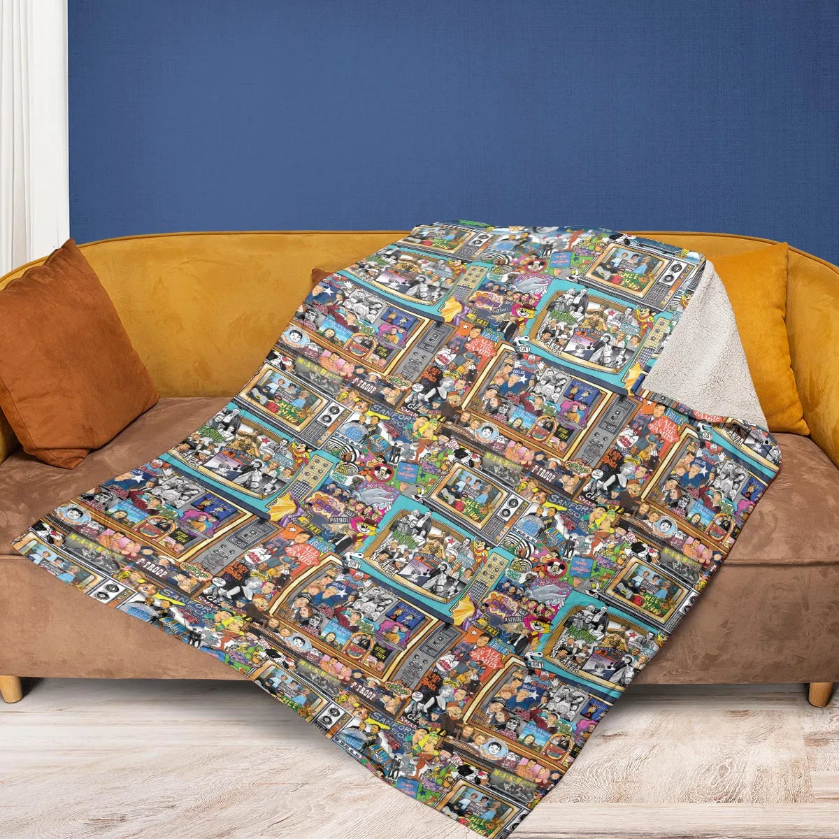 Timeless Memories of TV Fleece Blanket