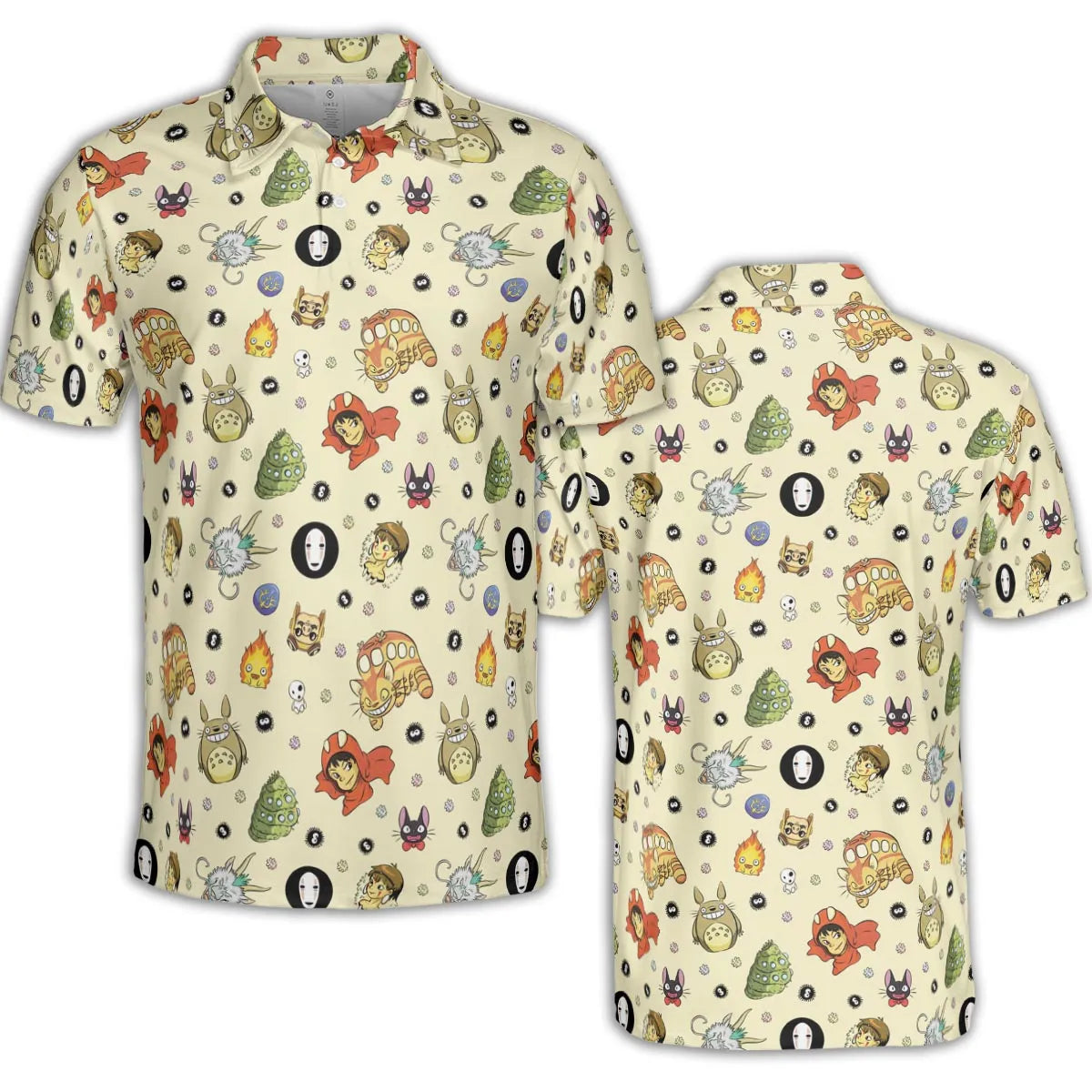 Ghiblipalooza Ghibli Themed AOP Men/Women Polo Shirt