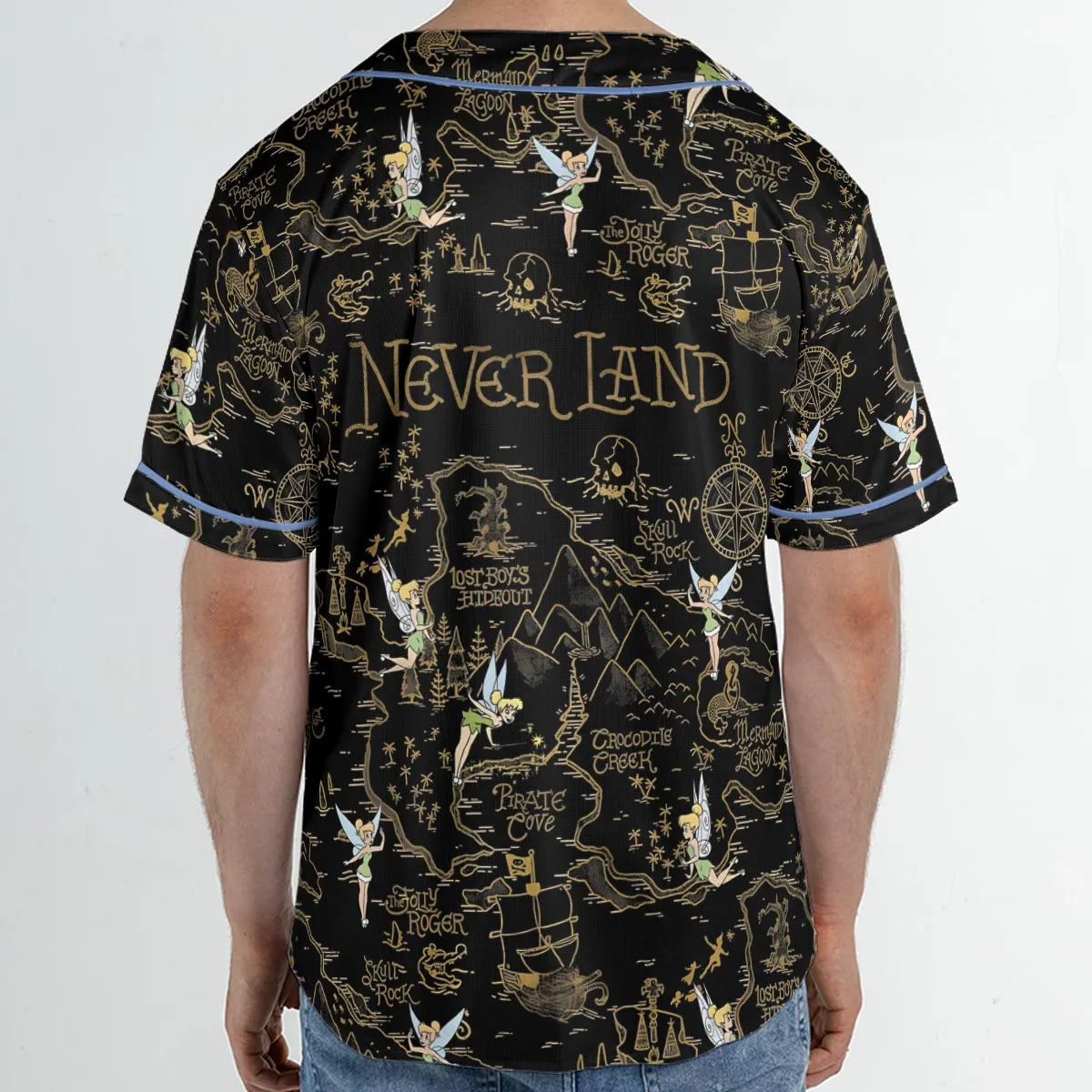 Finding Neverland Tinker Bell Unisex Baseball Jersey