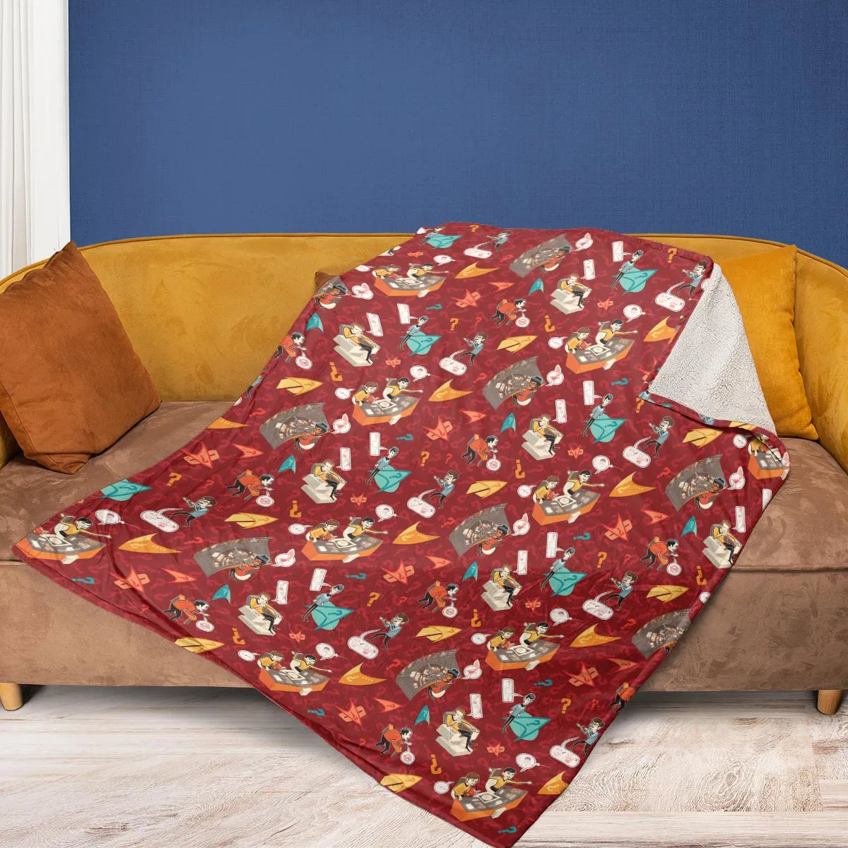 Star Trek Daily Activites Fleece Blanket