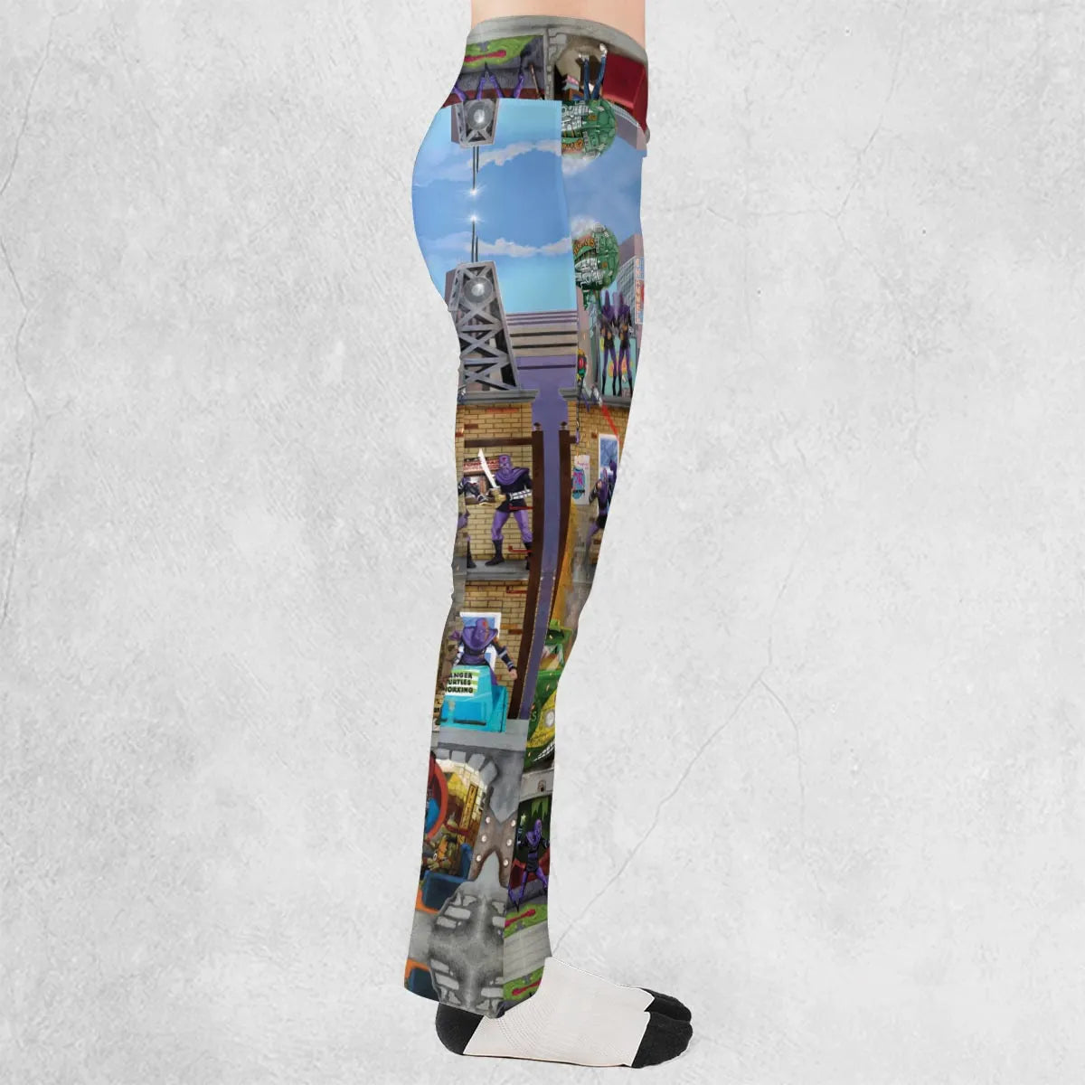 80’s Turtle Power Flare Leggings