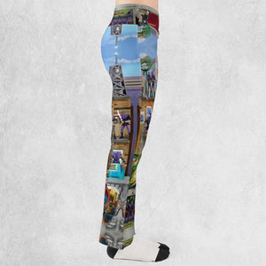 80’s Turtle Power Flare Leggings