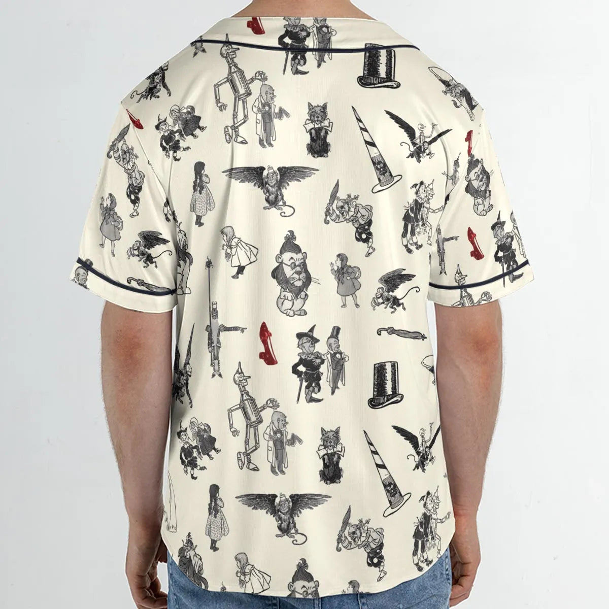 Wizard of Oz Vintage Adapt Unisex Baseball Jersey