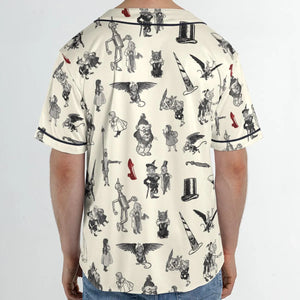 Wizard of Oz Vintage Adapt Unisex Baseball Jersey