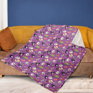 Beetlejuice Cartoon Vintage Fleece Blanket