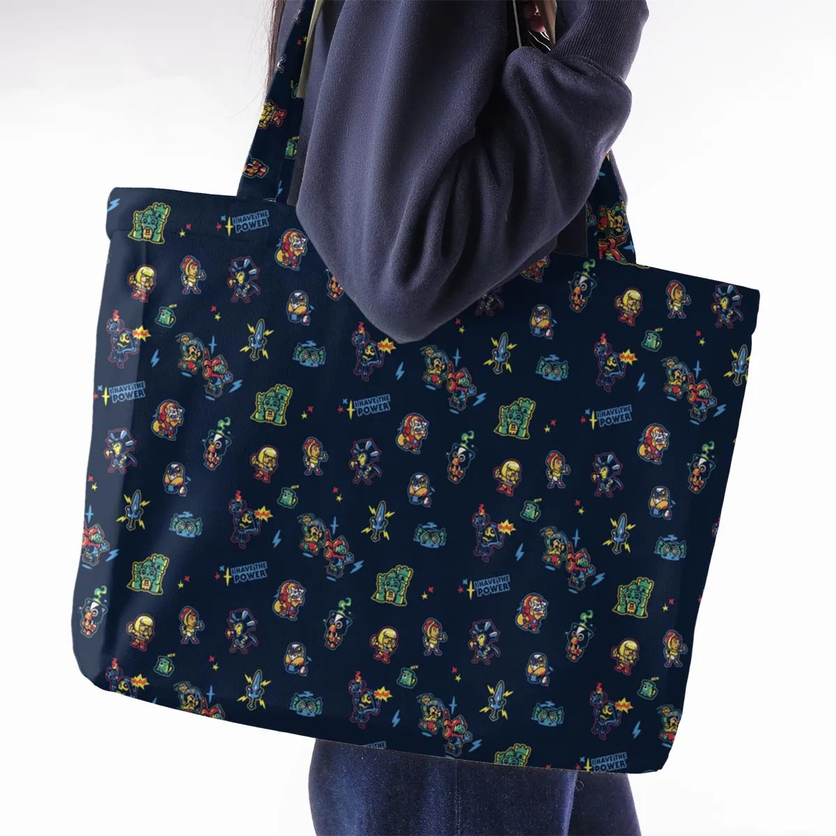 Masters Of The Universe Funny Pattern Large Tote Bag