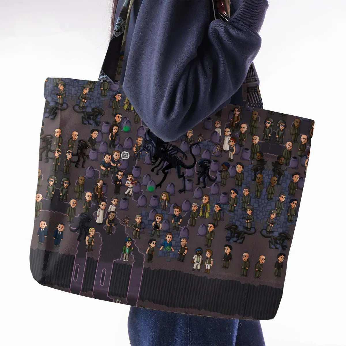 Out of Space Alien Large Tote Bag