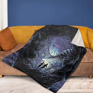 Camp Crystal Chic Friday the 13th Fleece Blanket