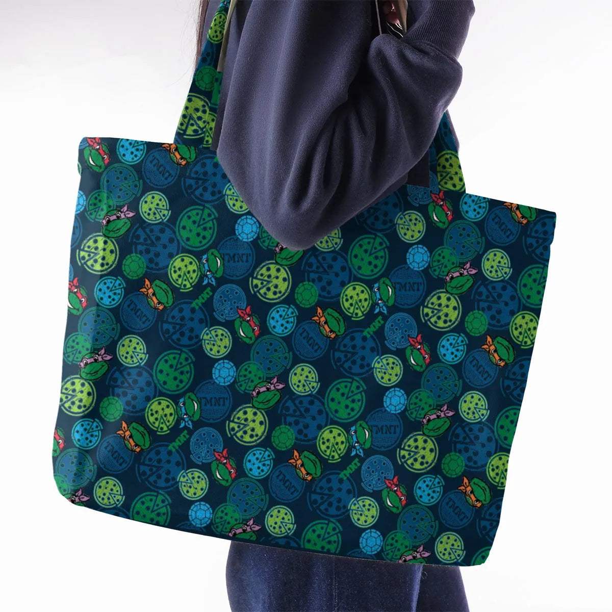 Teenage Mutant Ninja Turtles Pizza Large Tote Bag